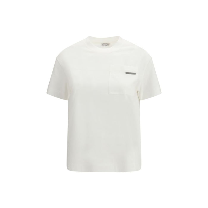 Brunello Cucinelli 100% Cotton t-shirt in white
