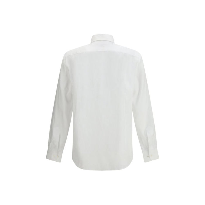 Etro 100% Linen shirt in white — view 2