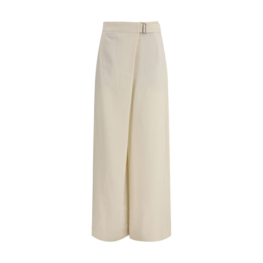 Brunello Cucinelli 72% Viscose 28% Linen trousers in beige
