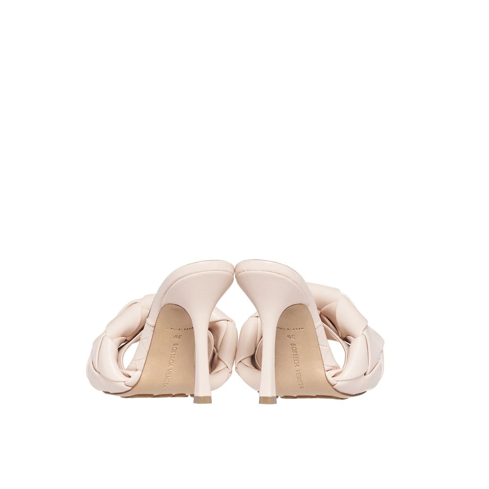 Bottega Veneta 100% Leather upper; 100% Leather inner; 100% Leather insole; 100% Rubber sole mule in beige — view 3
