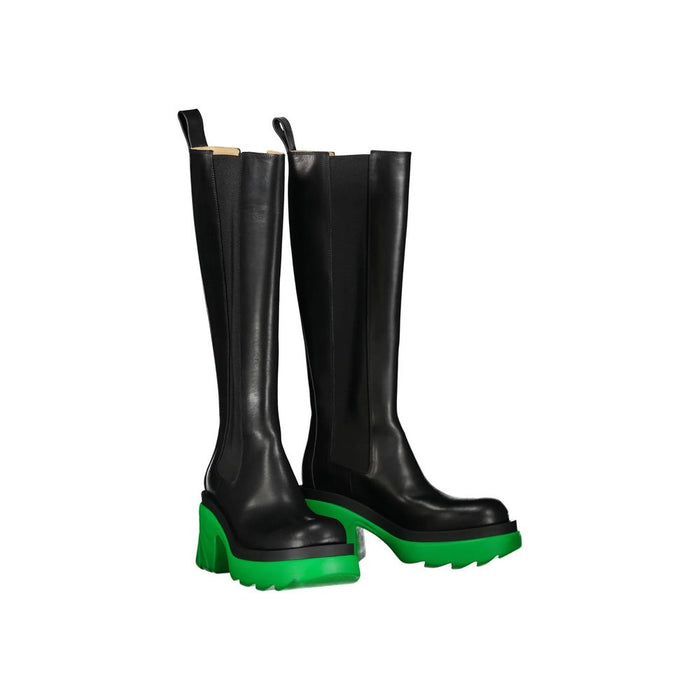 Bottega Veneta Composition: 100% Leather; Inner: 100% Leather; Insole: 100% Leather; Sole: 100% Rubber boot in black — view 2