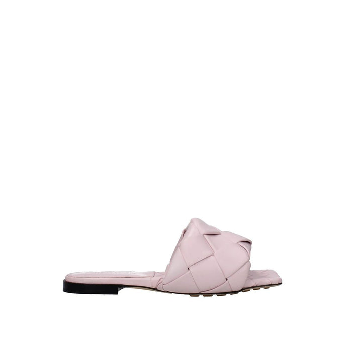 Bottega Veneta 100% calf leather upper sandal in pink