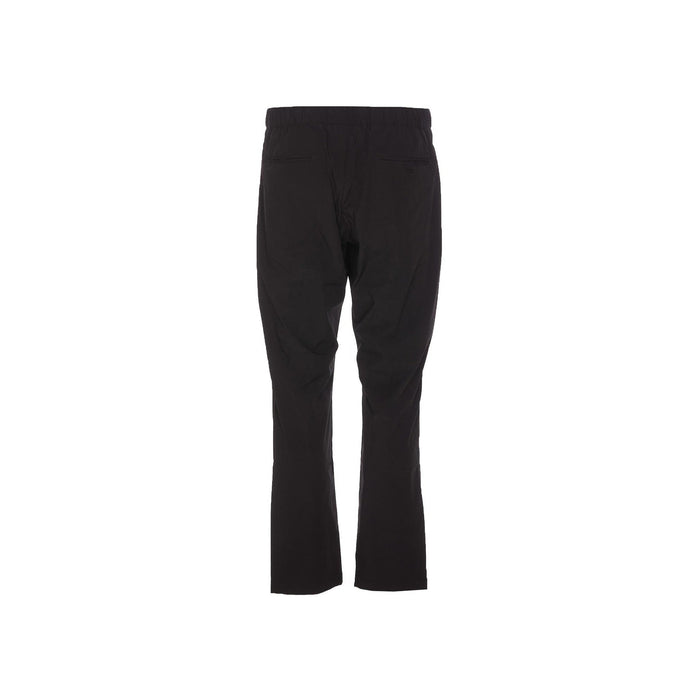 Herno Technical Fabric Pants Black Elastane Polyamide