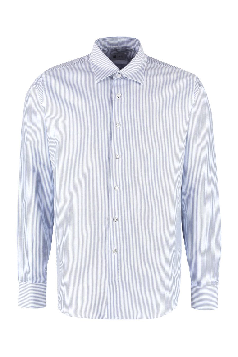 Shirt Striped Cotton Blue