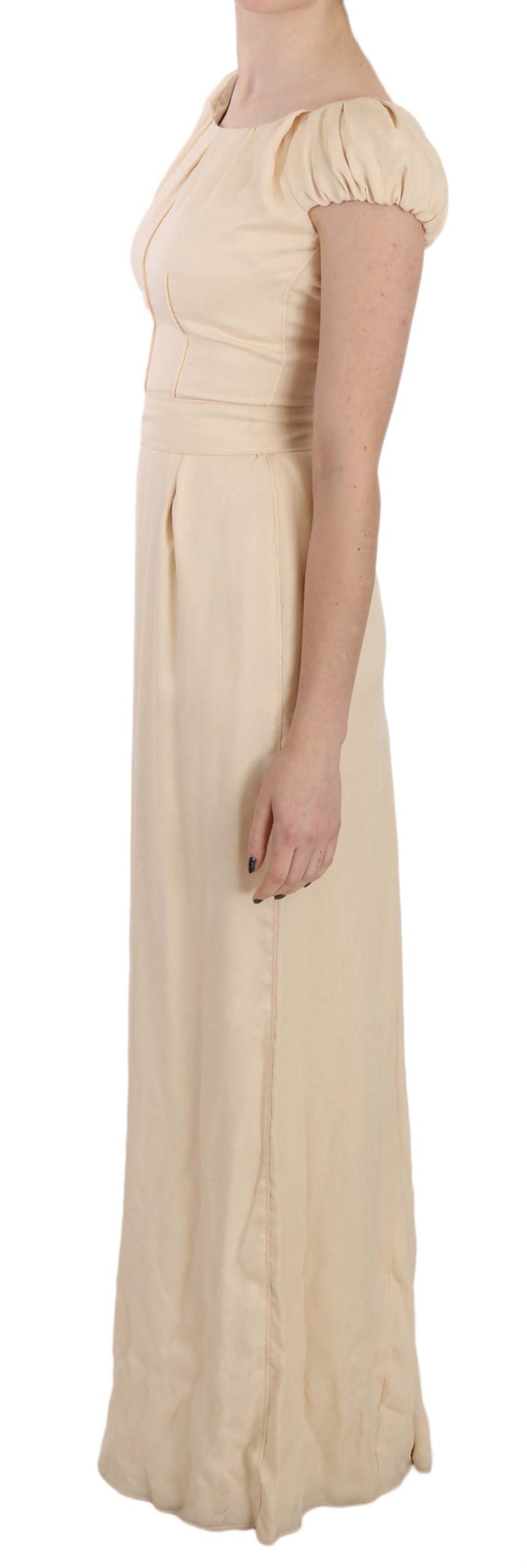 Dolce & Gabbana 100% Silk gown in beige