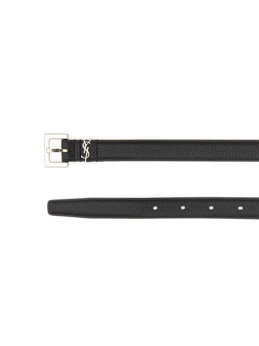 Thin Belt Cassandre Black Main: Calf Skin