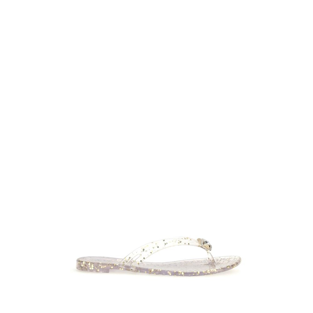 Casadei 100% Thermoplastic Polyurethane sandal in gold
