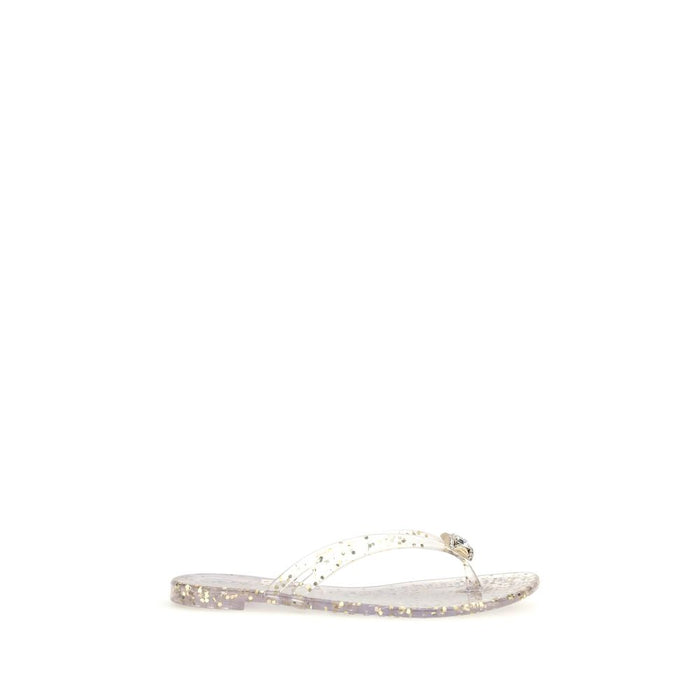 Casadei 100% Thermoplastic Polyurethane sandal in gold