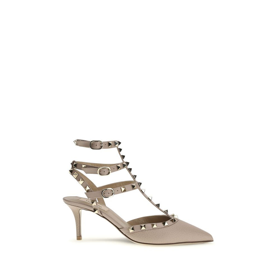 Valentino Garavani Upper 100% Calf Leather Bos Taurus pump in gray