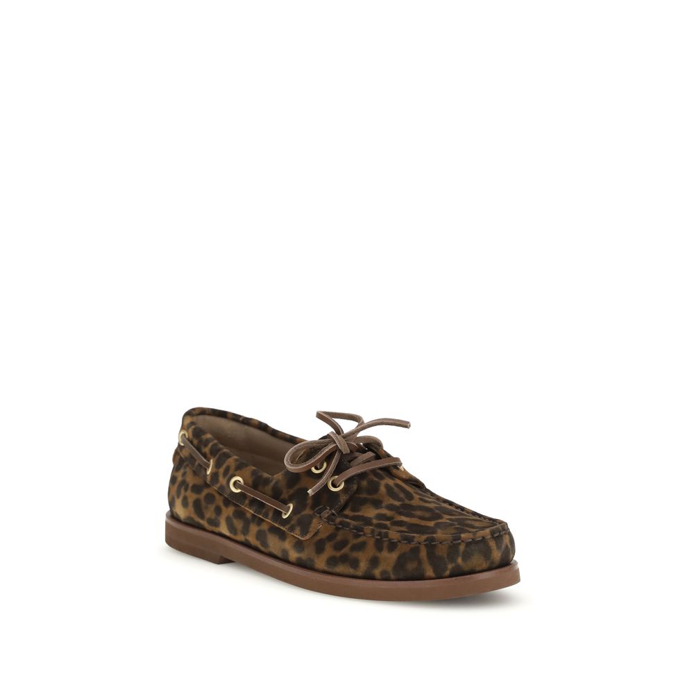 Gianvito Rossi Upper: 100% Calf Leather Bos Taurus; Sole: 100% Rubber loafer in brown — view 2