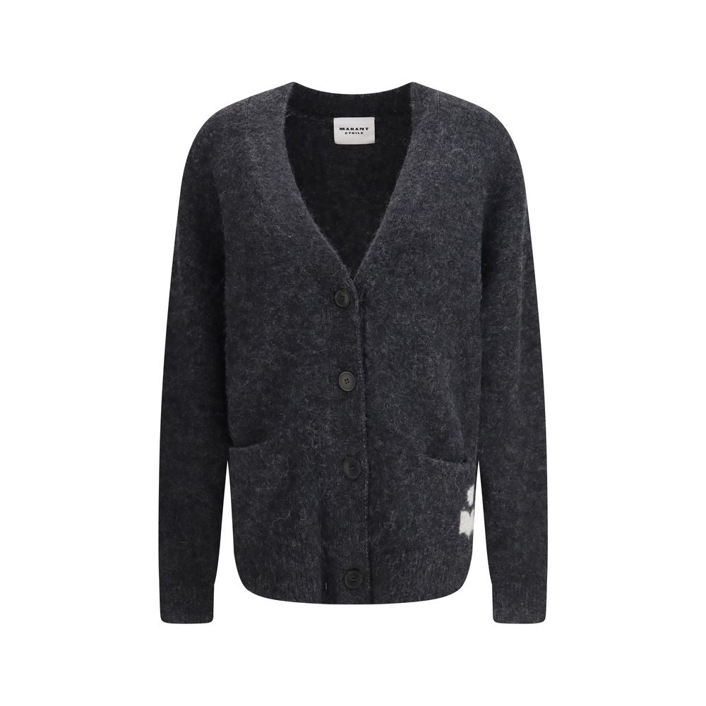 Marant Etoile 63% Alpaca Vicugna Pacos cardigan in gray