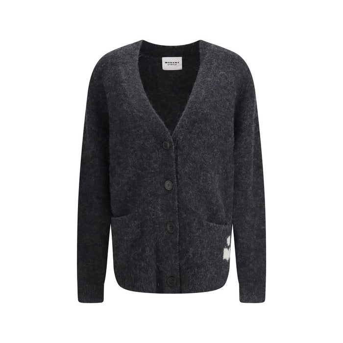 Marant Etoile 63% Alpaca Vicugna Pacos cardigan in gray