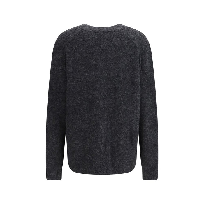Marant Etoile 63% Alpaca Vicugna Pacos cardigan in gray — view 2