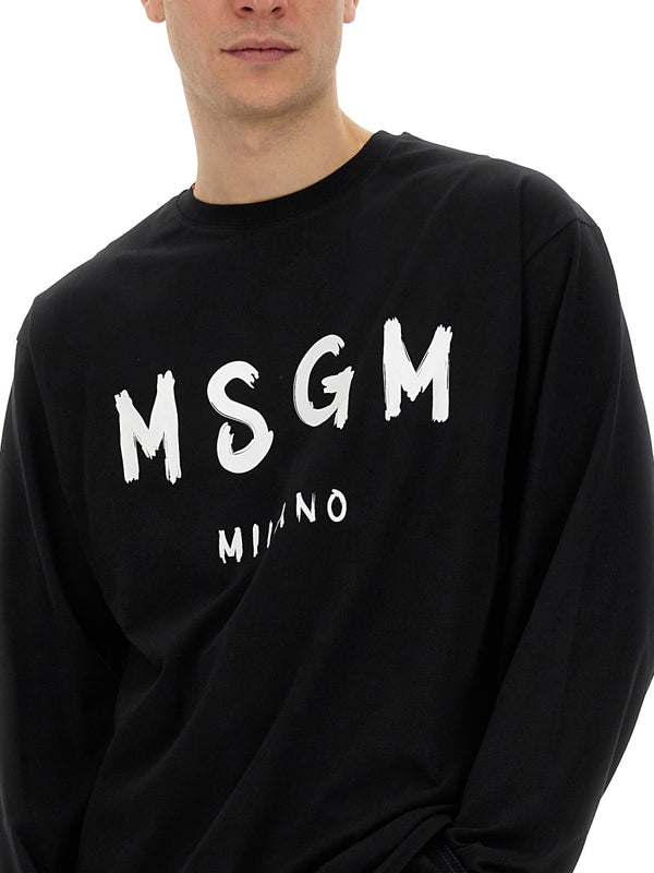 Cotton T-Shirt Black T-shirts And Polos