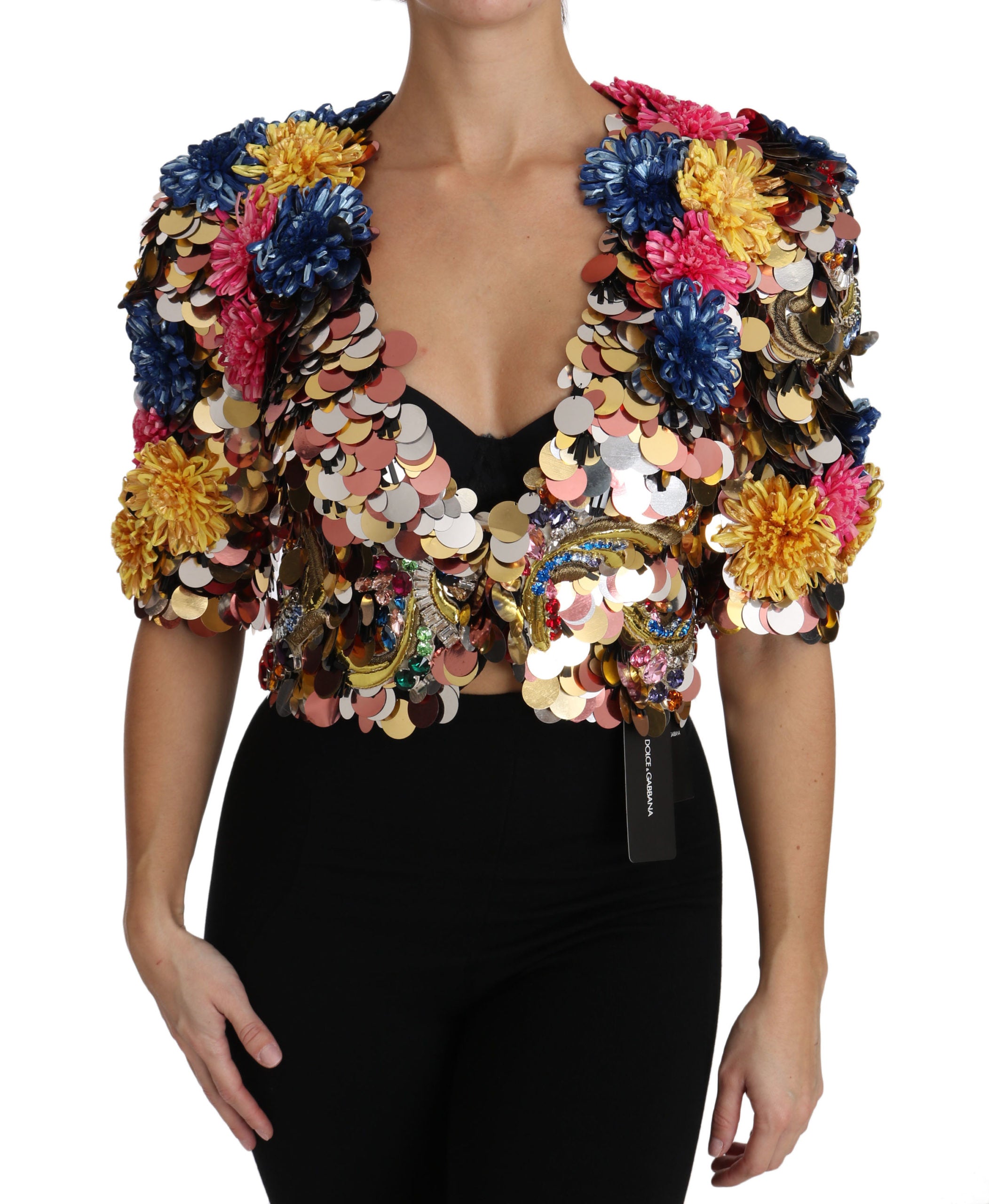 Dolce & Gabbana 30% PA jacket in multicolor — view 3