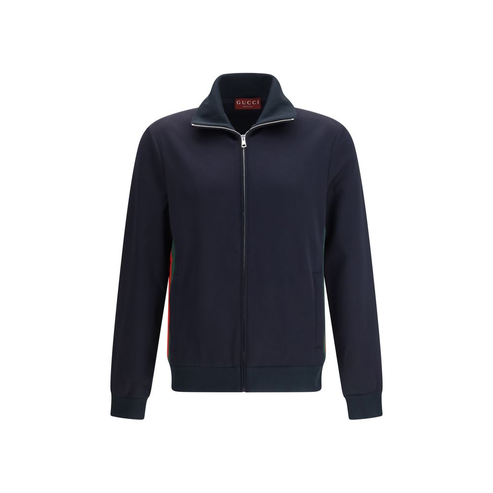 Gucci 55% Polyester sweatshirt in navy