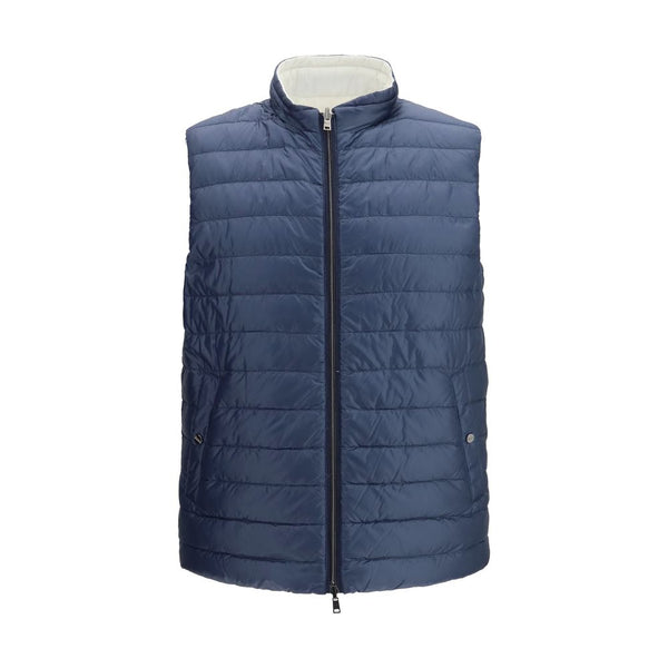 Herno 100% Polyamide gilet in navy