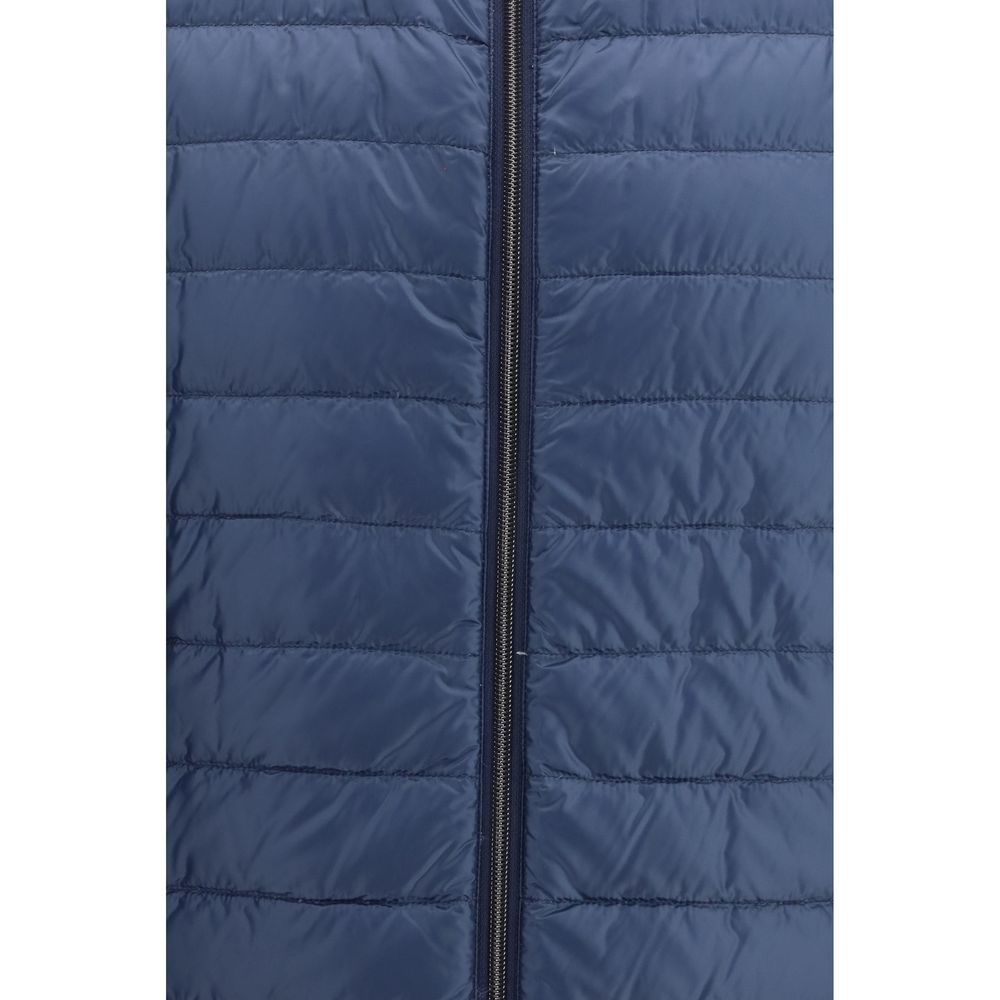 Herno 100% Polyamide gilet in navy — view 5