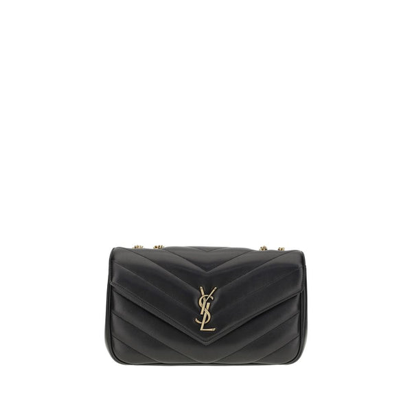 Saint Laurent 100% Calf Leather Bos Taurus shoulder bag in black