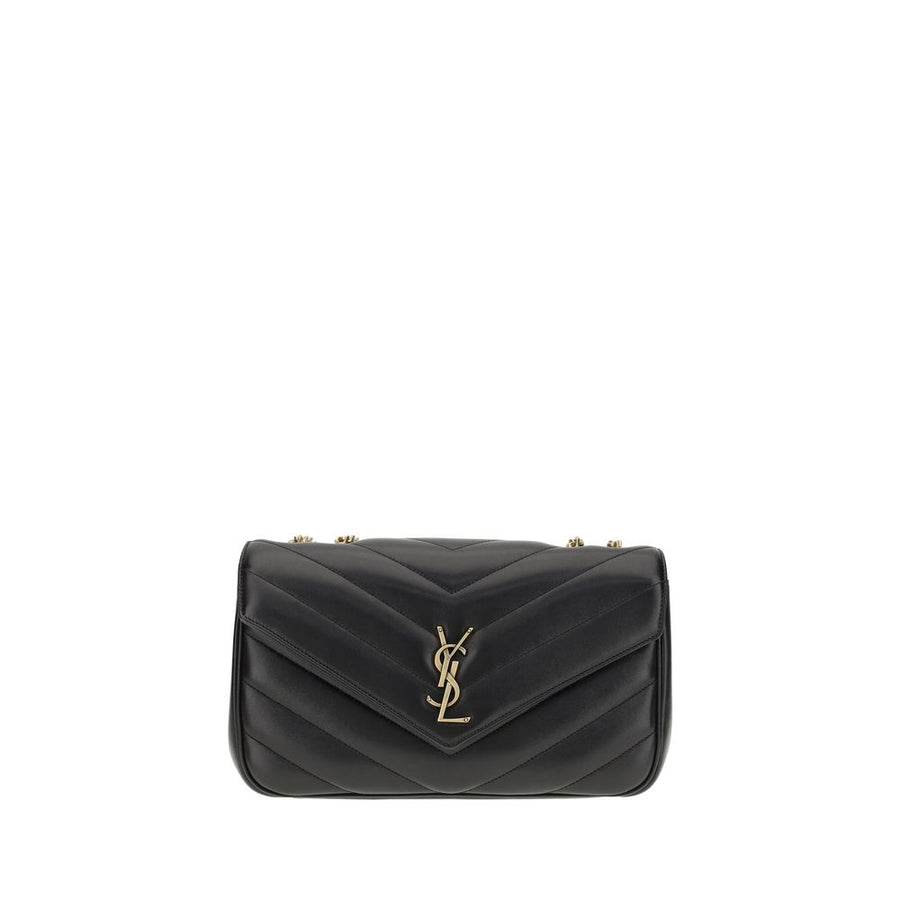 Saint Laurent 100% Calf Leather Bos Taurus shoulder bag in black