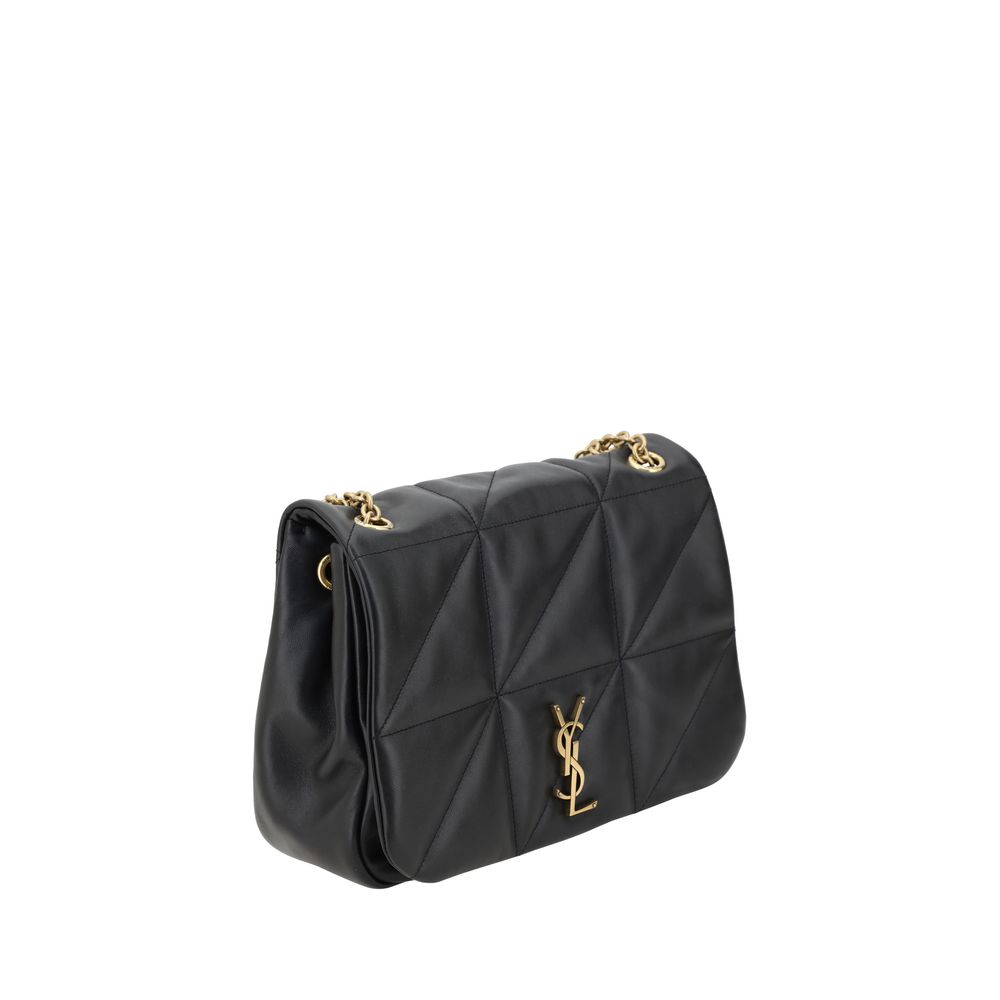 Saint Laurent 100% Lamb Ovis Aries shoulder bag in black — view 2