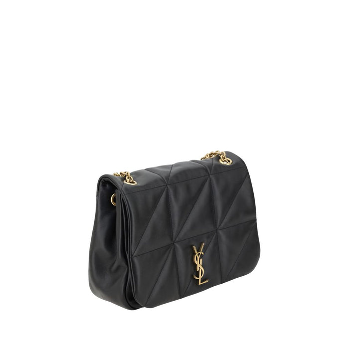 Saint Laurent 100% Lamb Ovis Aries shoulder bag in black — view 2