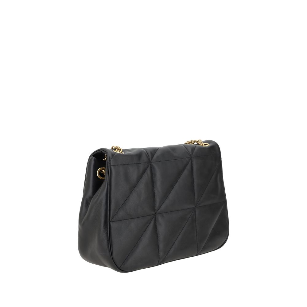 Saint Laurent 100% Lamb Ovis Aries shoulder bag in black — view 3
