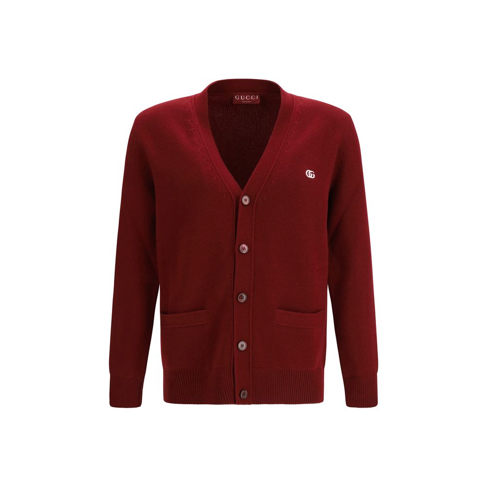 Gucci 70% Wool cardigan in red