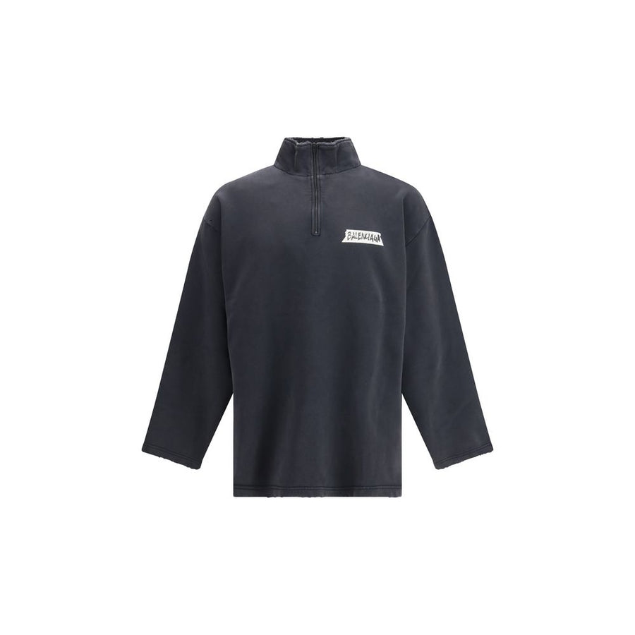 Balenciaga 100% Cotton sweatshirt in black