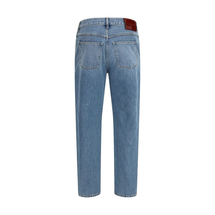Gucci 100% Cotton jeans in blue — view 2