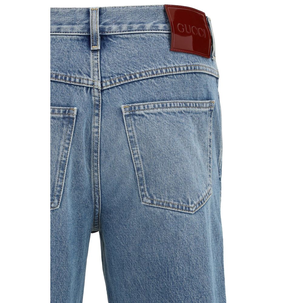 Gucci 100% Cotton jeans in blue — view 3