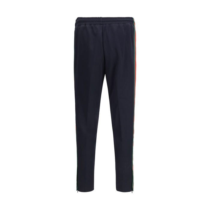 Gucci 55% Polyester 45% Cotton joggers in navy — view 2