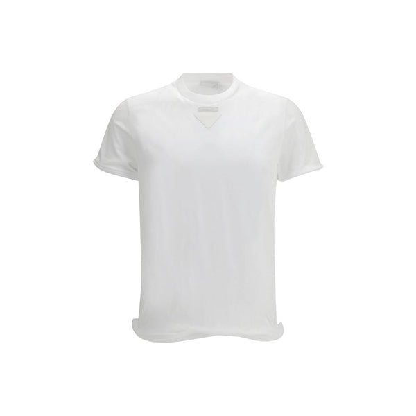 Prada 100% Cotton t-shirt in white
