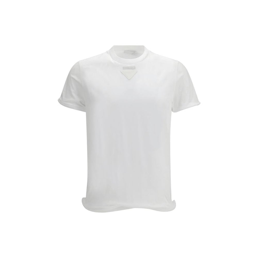 Prada 100% Cotton t-shirt in white