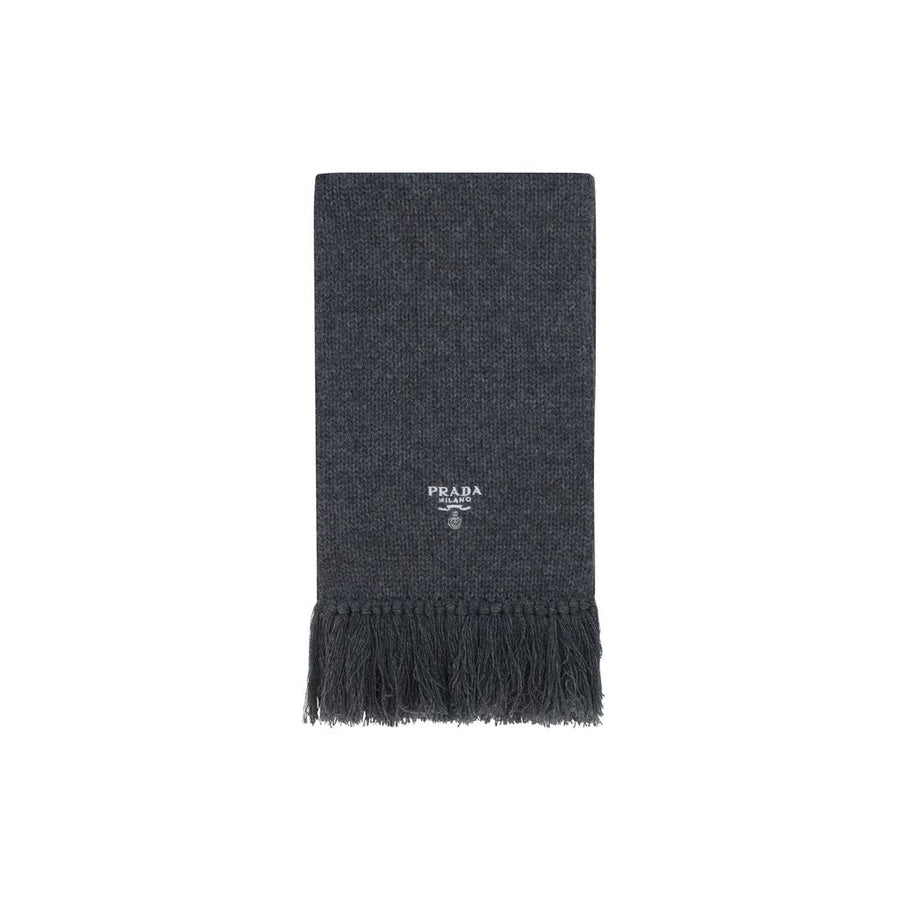 Prada 100% Cashmere scarf in gray