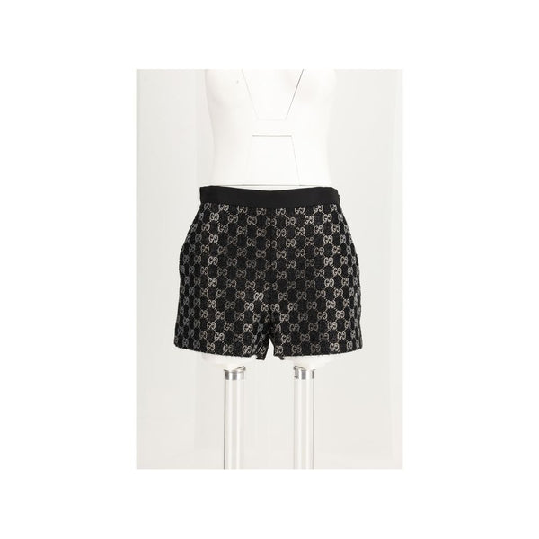 Gucci Outer: 46% Viscose bermuda shorts in black