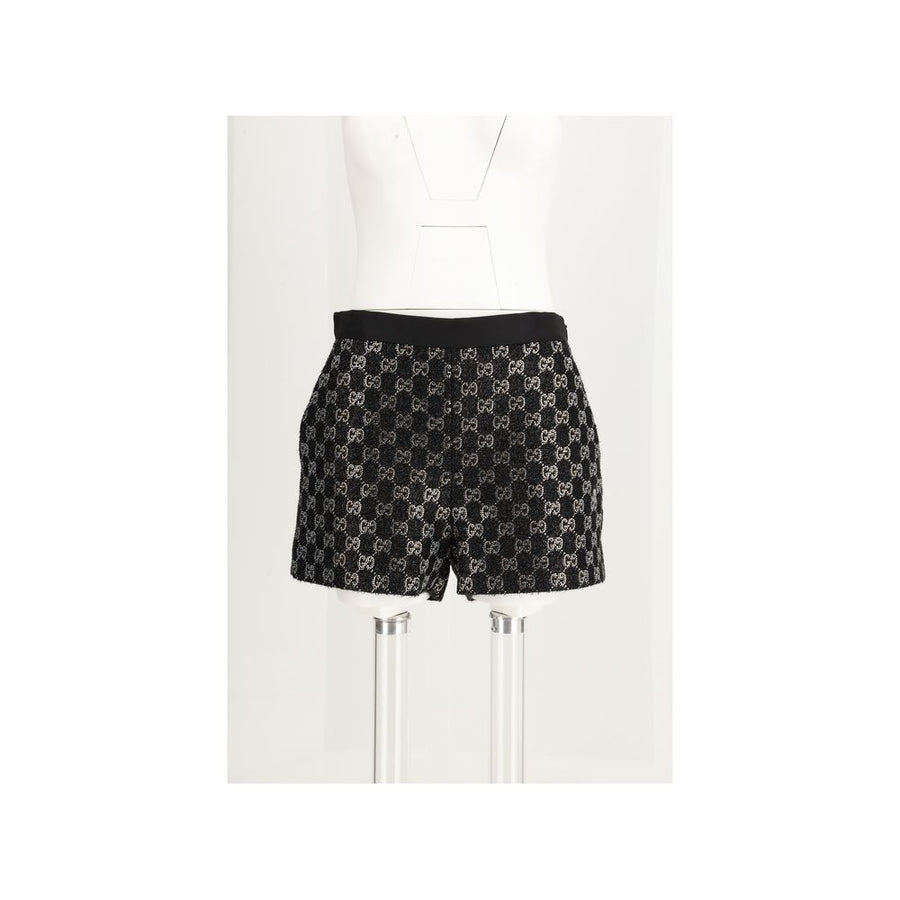 Gucci Outer: 46% Viscose bermuda shorts in black