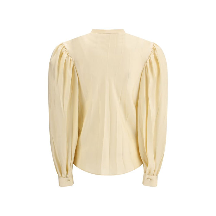 Gucci 100% Silk blouse in beige — view 2