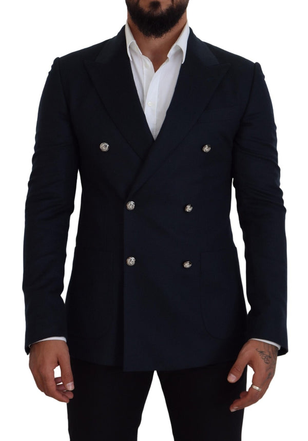 Dolce & Gabbana 75% Cashmere 25% Silk blazer in navy