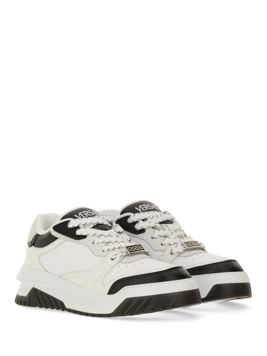 Odyssey Sneakers Black Calf Leather Trainers