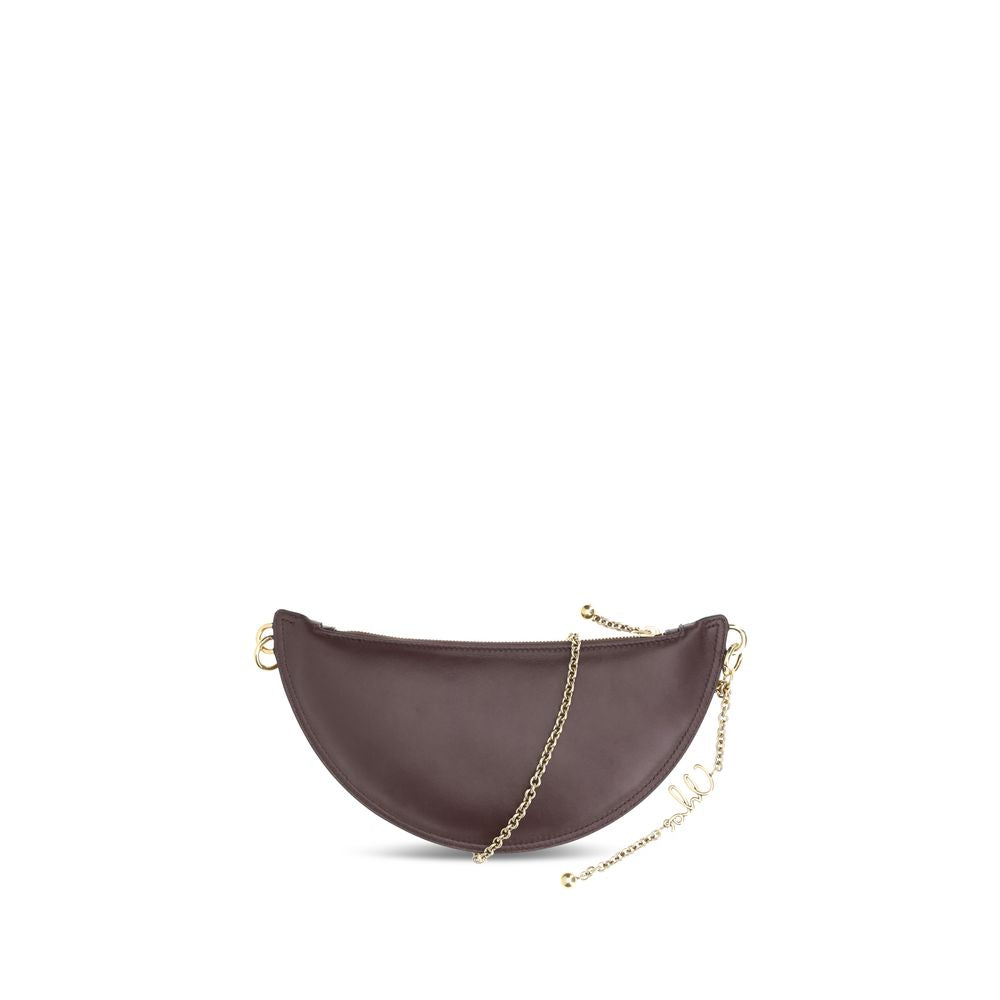 Brown Lamb Ovis Aries Shoulder Bag