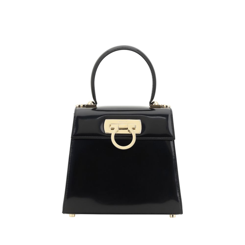 Black Calf Leather Bos Taurus Handbag Bag