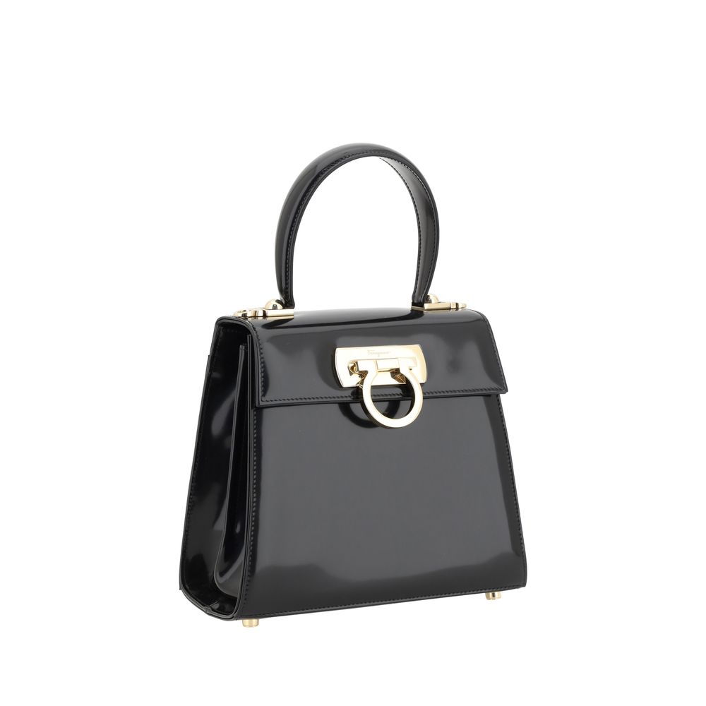 Black Calf Leather Bos Taurus Handbag Bag