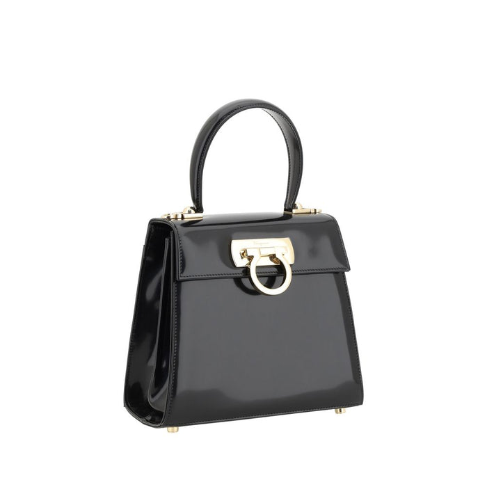 Black Calf Leather Bos Taurus Handbag Bag
