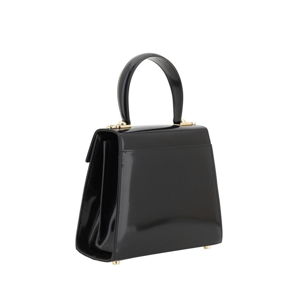 Black Calf Leather Bos Taurus Handbag Bag