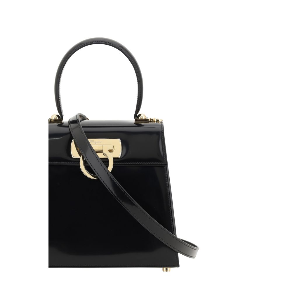 Black Calf Leather Bos Taurus Handbag Bag