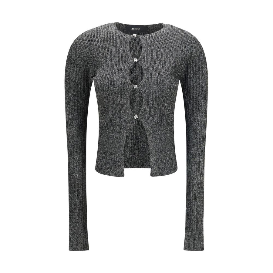 Amiri 74% Viscose cardigan in black