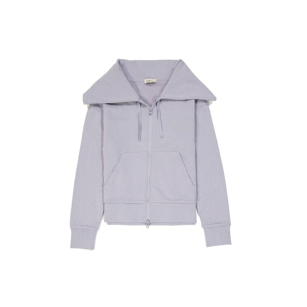 Herno 100% Cotton cardigan in purple