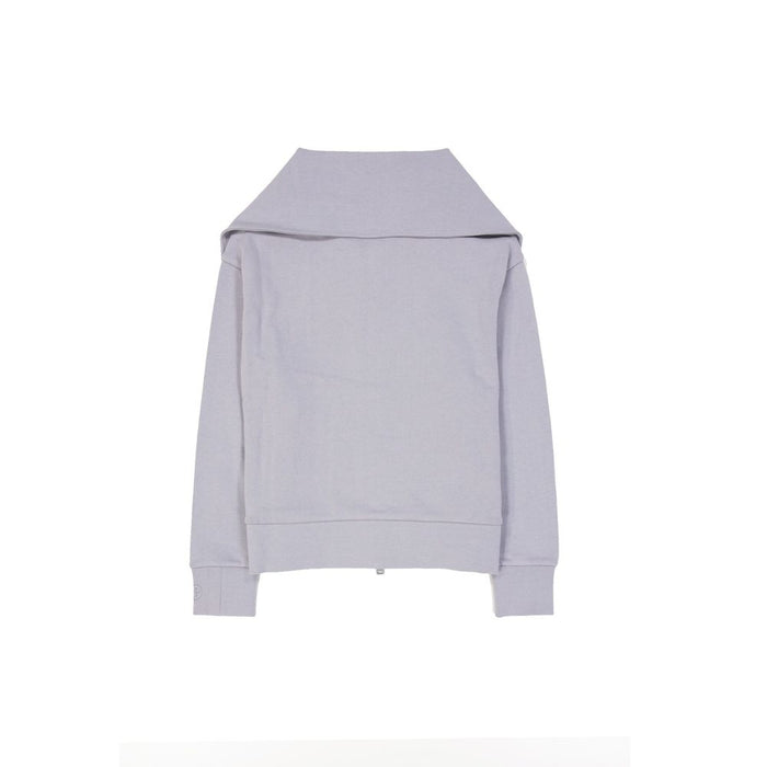 Herno 100% Cotton cardigan in purple — view 2