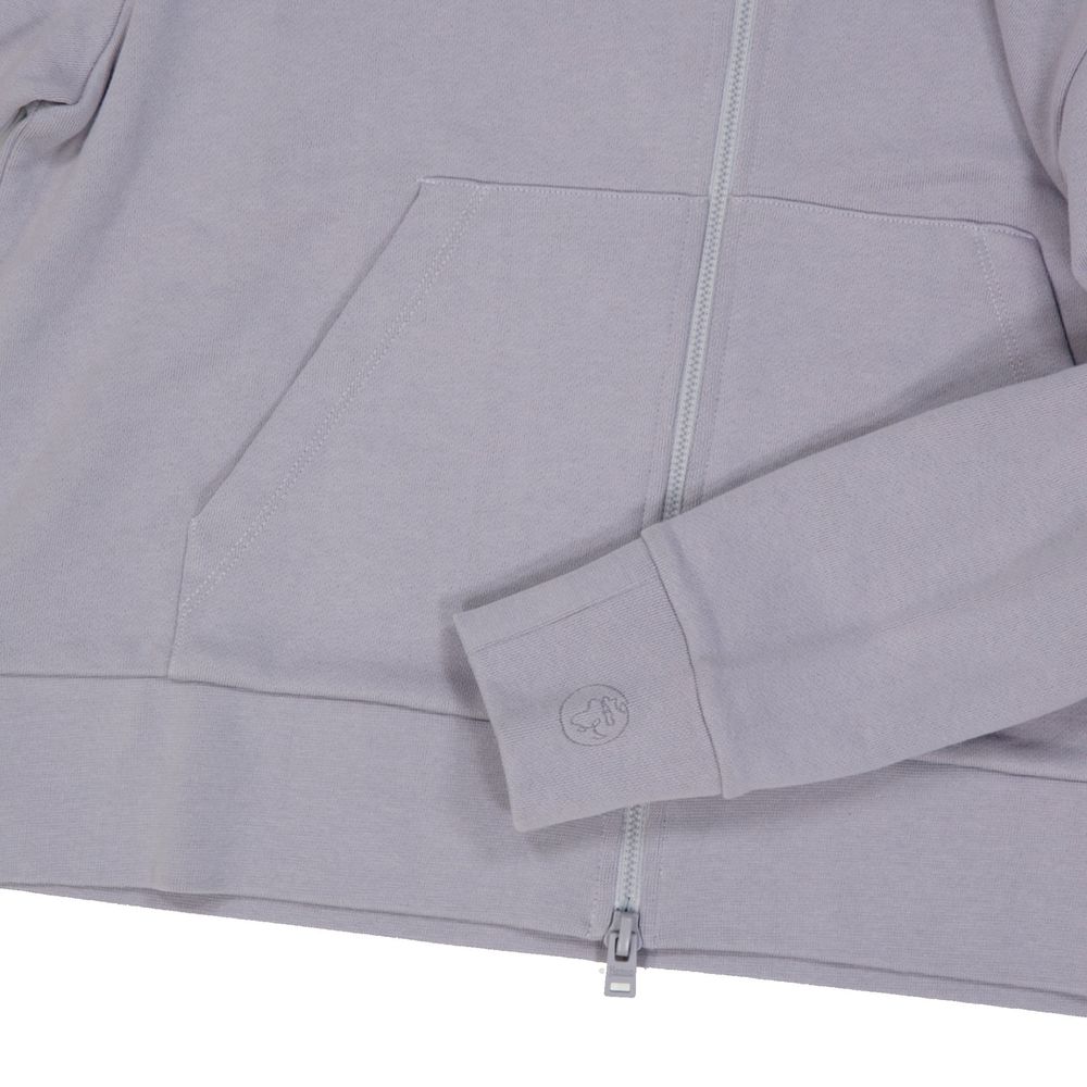 Herno 100% Cotton cardigan in purple — view 3